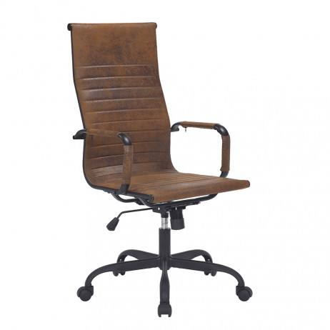 Cadeira Drys Black Marrom Vintage