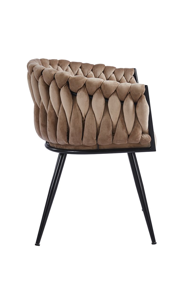 Cadeira Widny Black Veludo - Cadeiras Sala Jantar