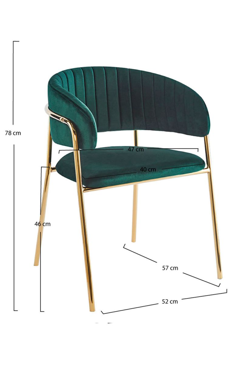 Cadeira Moniel Golden Veludo - A Cadeira de Sala de Jantar Perfeita Cadeira Moniel Golden Veludo - A Cadeira de Sala de Jantar Perfeita