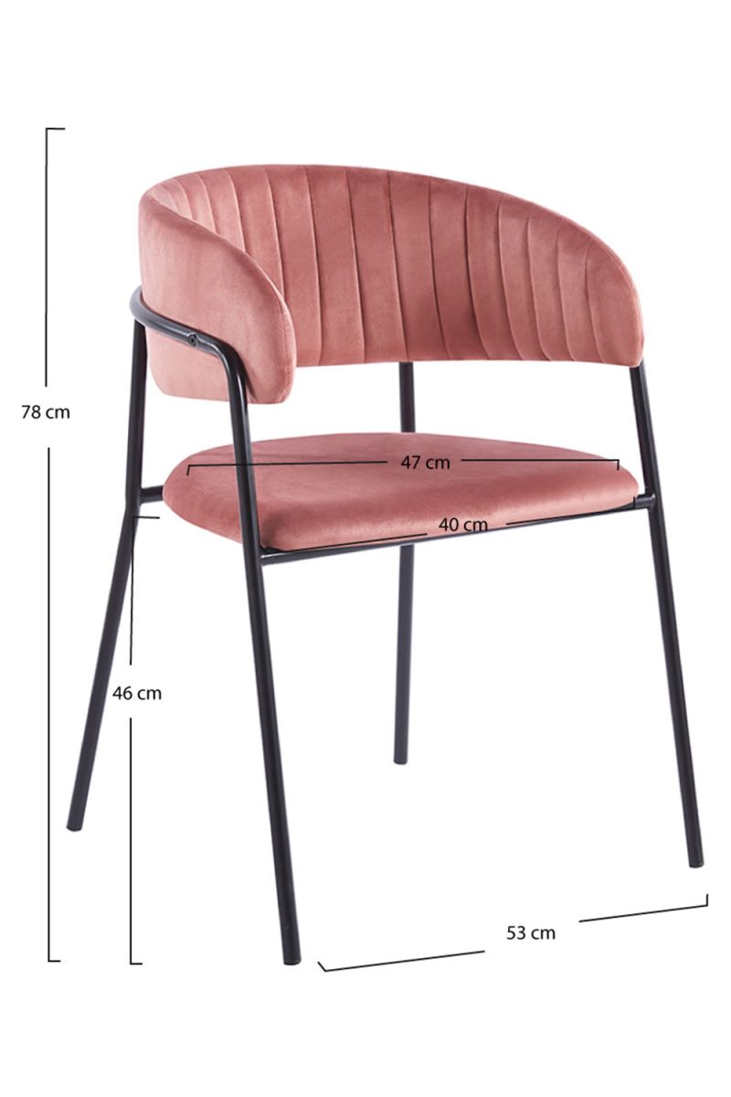 Cadeira Moniel Black Veludo - A Cadeira de Sala de Jantar Perfeita Cadeira Moniel Black Veludo - A Cadeira de Sala de Jantar Perfeita