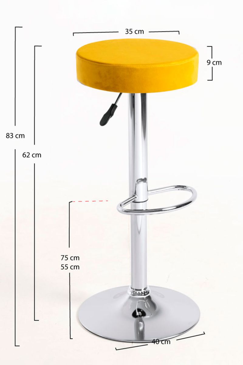 Banco Kros Veludo - a Elegância que Você quer para sua Cozinha Banco Kros Veludo - a Elegância que Você quer para sua Cozinha