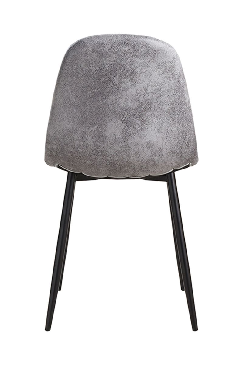 Cadeira Black Teok Couro Sintético Vintage - Cadeiras Sala Jantar