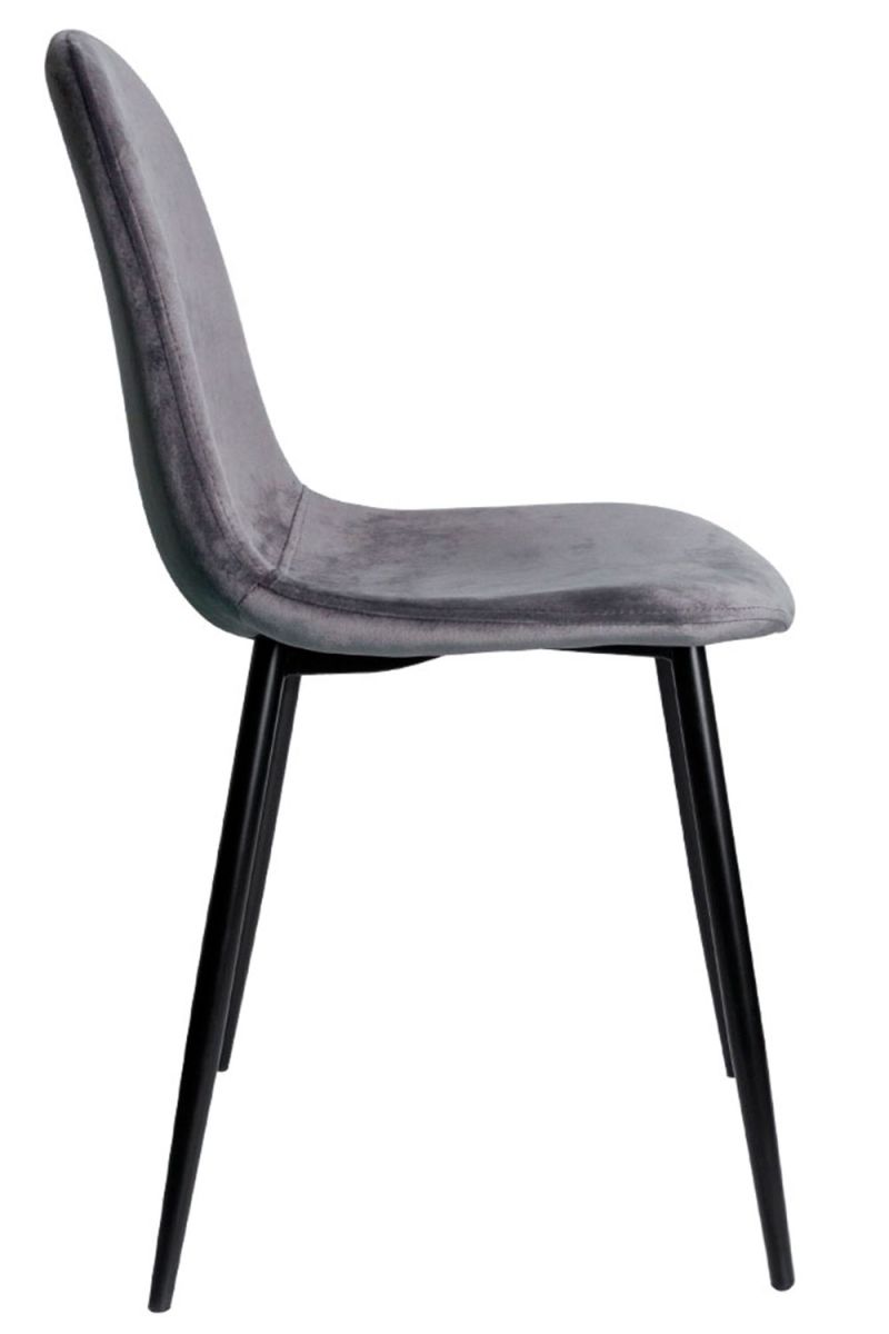 Pack 6 Cadeiras Teok Black Veludo - Packs Cadeiras Sala Jantar