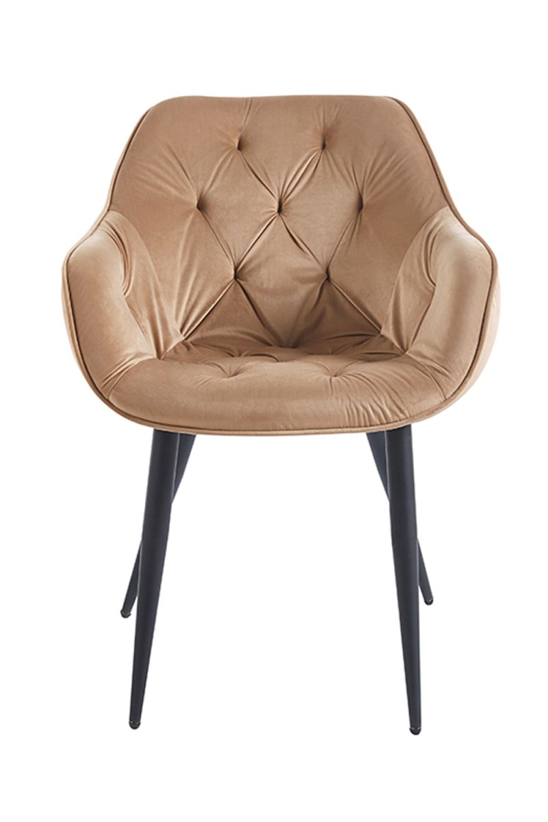 Cadeira Zandel Black Veludo - Cadeiras Sala Jantar Cadeira Zandel Black Veludo - Cadeiras Sala Jantar