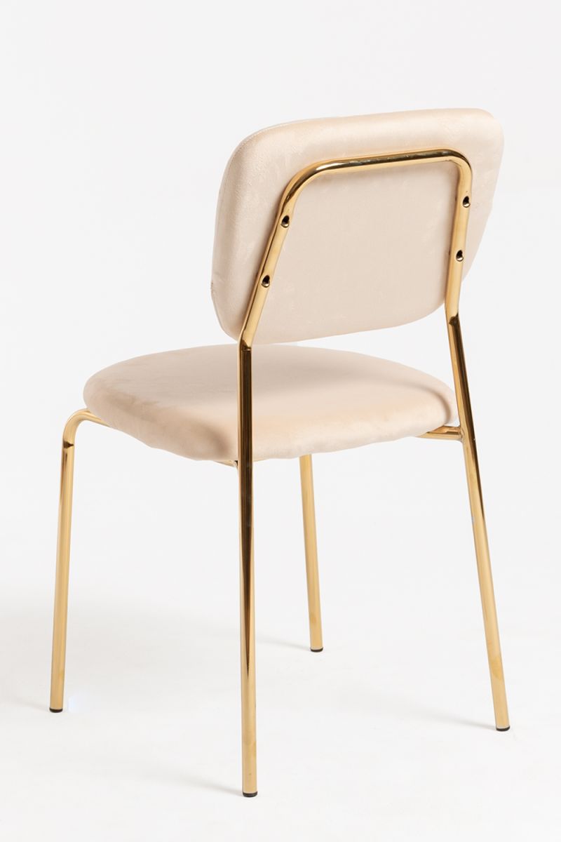 Cadeira Selin Golden Veludo - Cadeiras Sala Jantar Cadeira Selin Golden Veludo - Cadeiras Sala Jantar