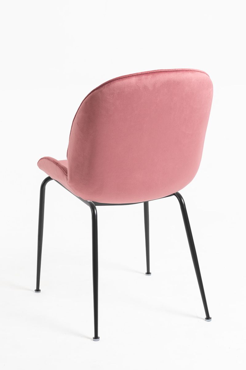 Cadeira Bille Black Veludo - Cadeiras Sala Jantar Cadeira Bille Black Veludo - Cadeiras Sala Jantar