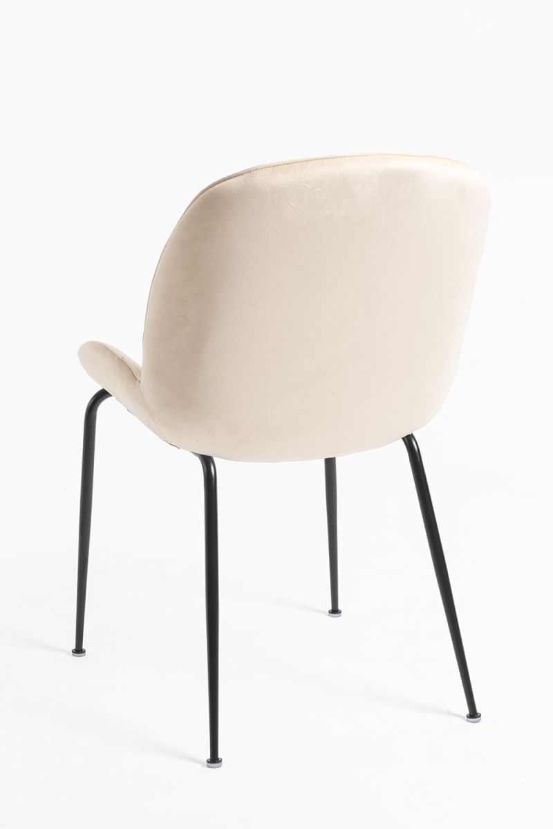 Cadeira Bille Black Veludo - Cadeiras Sala Jantar