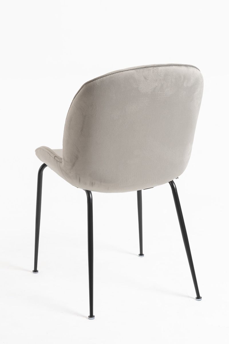 Cadeira Bille Black Veludo - Cadeiras Sala Jantar Cadeira Bille Black Veludo - Cadeiras Sala Jantar