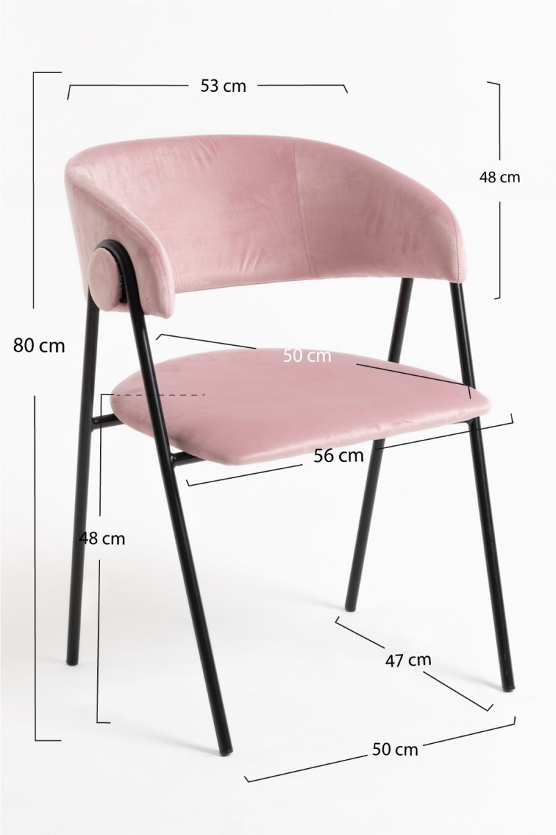 Cadeira Mihu Black Veludo - Cadeiras Sala Jantar Cadeira Mihu Black Veludo - Cadeiras Sala Jantar
