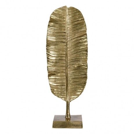 Folha Ouro Chic com Base de Aluminio 45 cm - Figuras decorativas