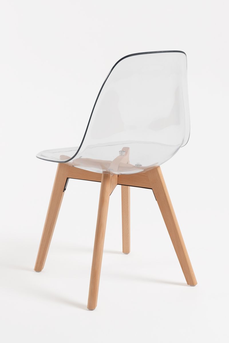 Pack 6 Cadeiras Kelen Transparentes - Packs Cadeiras Sala Jantar