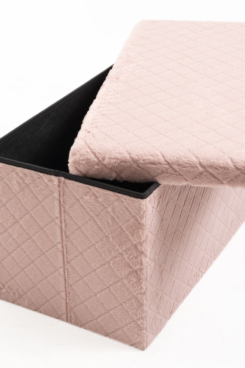 Pufe de armazenamento Dico 76 cm Veludo - o Puff de que Todos falam Pufe de armazenamento Dico 76 cm Veludo - o Puff de que Todos falam