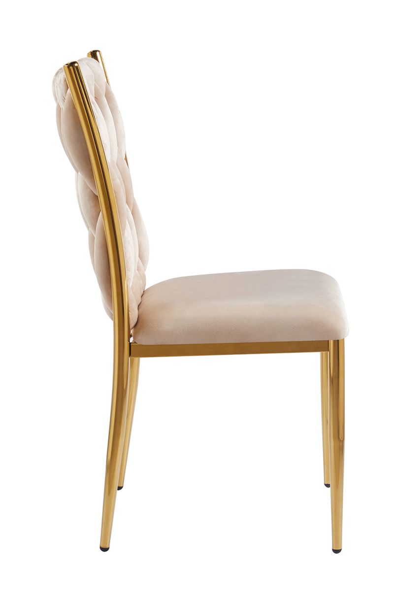 Cadeira Wiwen Golden Veludo - Cadeiras Sala Jantar Cadeira Wiwen Golden Veludo - Cadeiras Sala Jantar