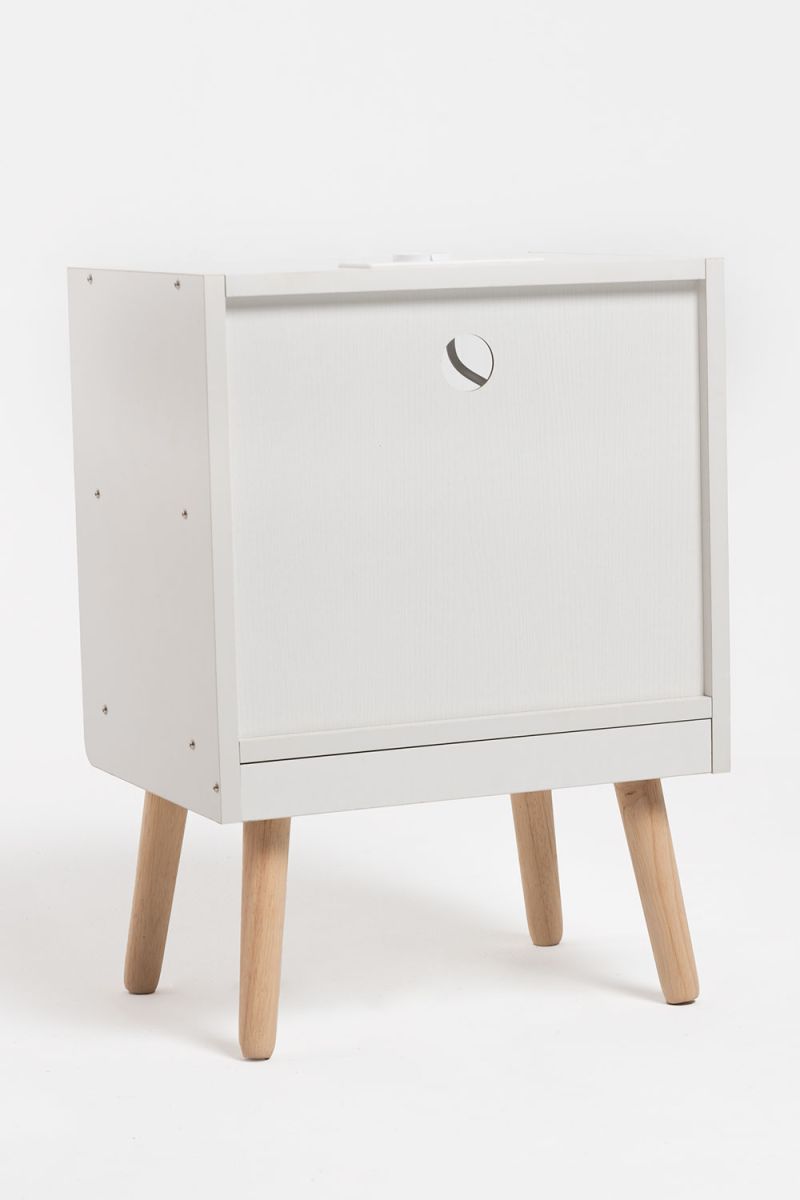 Mesa de cabeceira Spai com luz - Mesas Auxiliares Mesa de cabeceira Spai com luz - Mesas Auxiliares