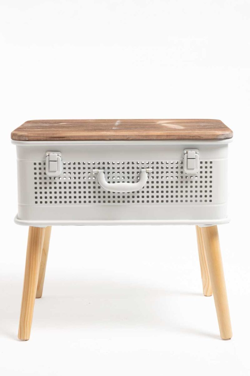 Mesa de cabeceira Torix 46x31x19 cm - Mesas Auxiliares Mesa de cabeceira Torix 46x31x19 cm - Mesas Auxiliares