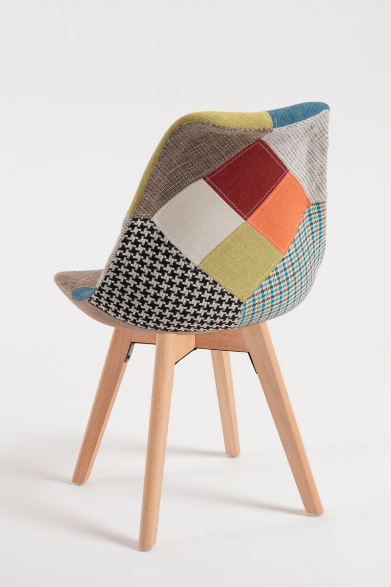Pack 4 Cadeiras Synk Patchwork - Packs Cadeiras Sala Jantar