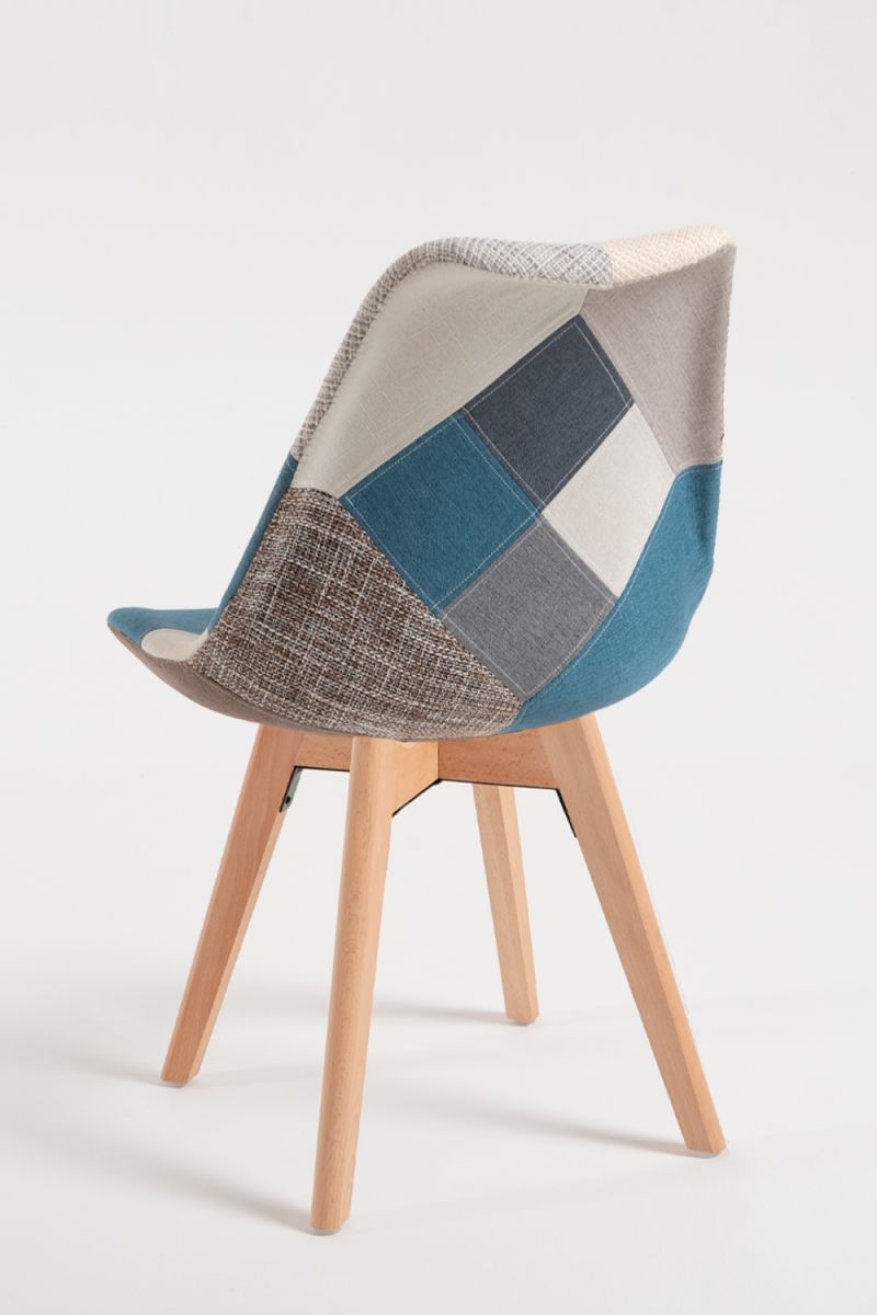 Pack 4 Cadeiras Synk Patchwork - Packs Cadeiras Sala Jantar Pack 4 Cadeiras Synk Patchwork - Packs Cadeiras Sala Jantar