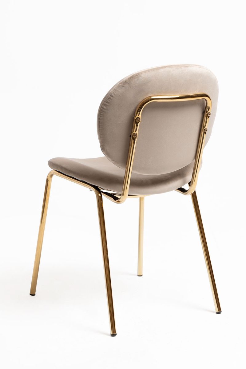 Cadeira Lenor Golden Veludo - Cadeiras Sala Jantar Cadeira Lenor Golden Veludo - Cadeiras Sala Jantar
