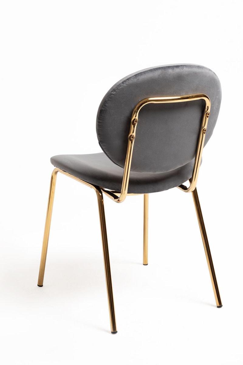 Cadeira Lenor Golden Veludo - Cadeiras Sala Jantar Cadeira Lenor Golden Veludo - Cadeiras Sala Jantar