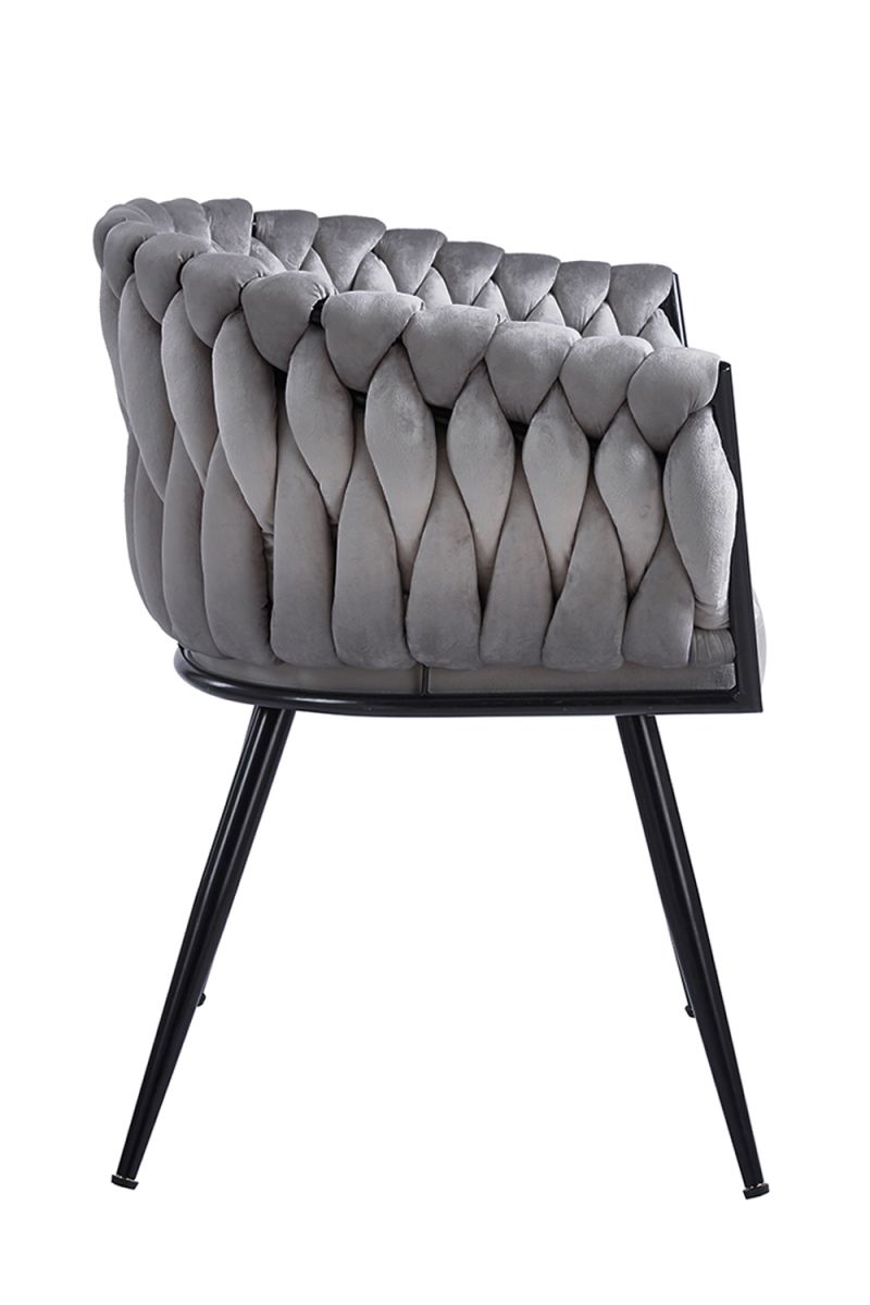 Cadeira Widny Black Veludo - Cadeiras Sala Jantar