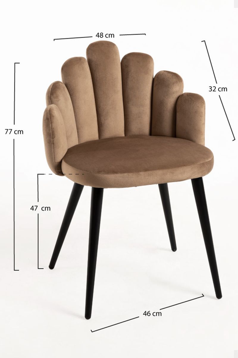 Pack 6 Cadeiras Hand Veludo Pernas Pretas - Packs Cadeiras Sala Jantar Pack 6 Cadeiras Hand Veludo Pernas Pretas - Packs Cadeiras Sala Jantar