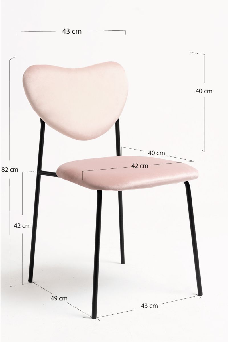 Cadeira Cora Black Veludo - Cadeiras Sala Jantar