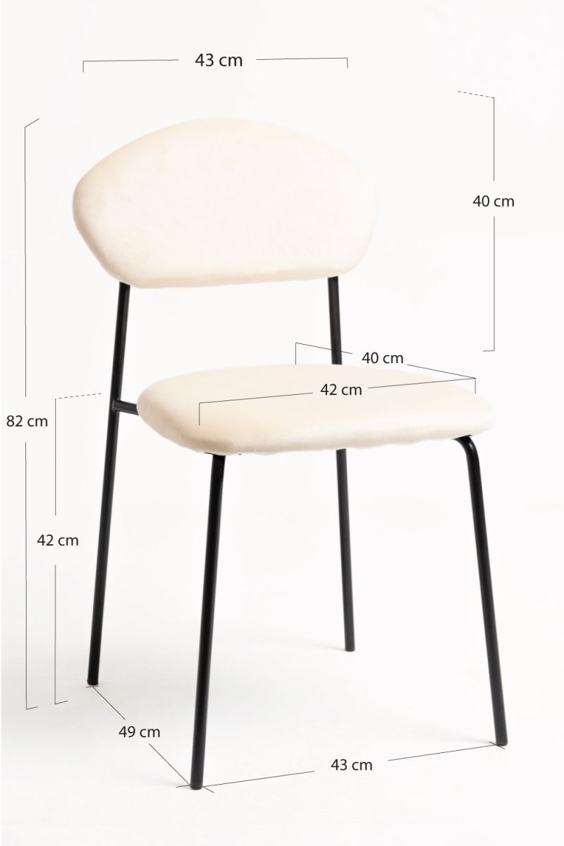 Cadeira Rinos Black Veludo - Cadeiras Sala Jantar Cadeira Rinos Black Veludo - Cadeiras Sala Jantar
