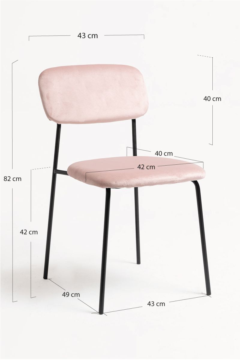Cadeira Vius Black Veludo - Cadeiras Sala Jantar Cadeira Vius Black Veludo - Cadeiras Sala Jantar