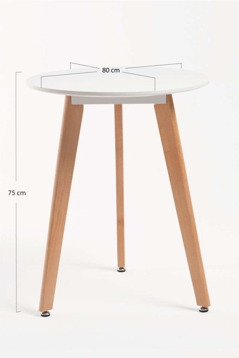Mesa Synk Redonda 80 cm - Mesas Sala Jantar Mesa Synk Redonda 80 cm - Mesas Sala Jantar
