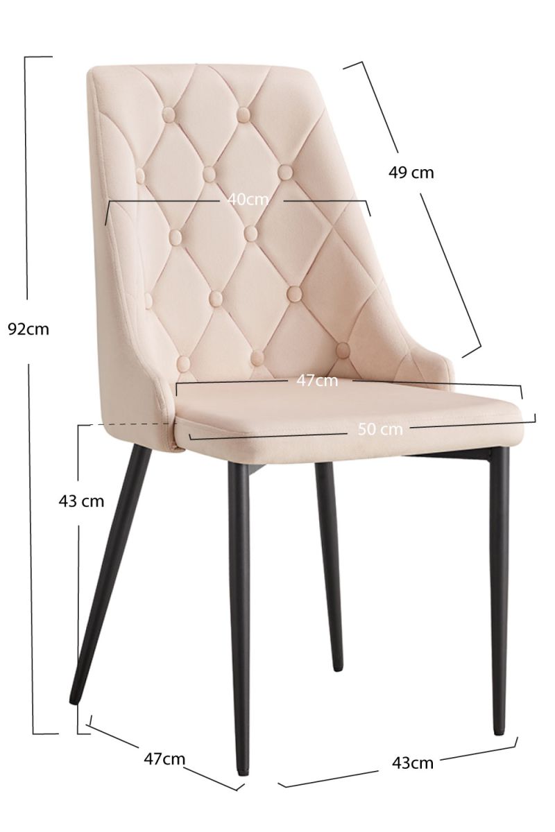 Pack 2 Cadeiras Stoik Veludo - Packs Cadeiras Sala Jantar Pack 2 Cadeiras Stoik Veludo - Packs Cadeiras Sala Jantar
