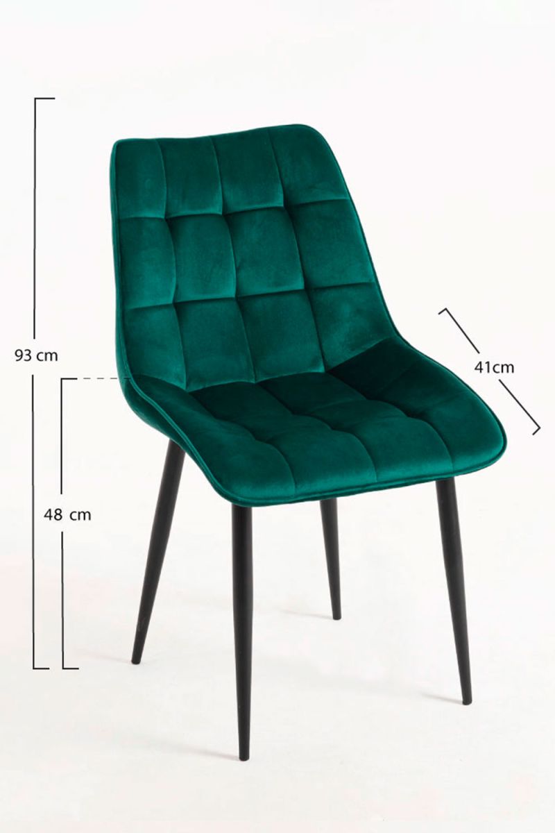 Pack 6 Cadeiras Cade Veludo - Packs Cadeiras Sala Jantar Pack 6 Cadeiras Cade Veludo - Packs Cadeiras Sala Jantar