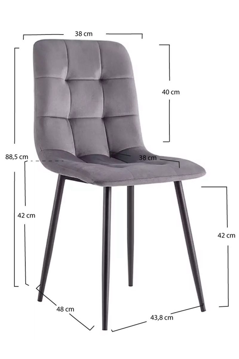 Pack 4 Cadeiras Stuhl Veludo - Packs Cadeiras Sala Jantar Pack 4 Cadeiras Stuhl Veludo - Packs Cadeiras Sala Jantar