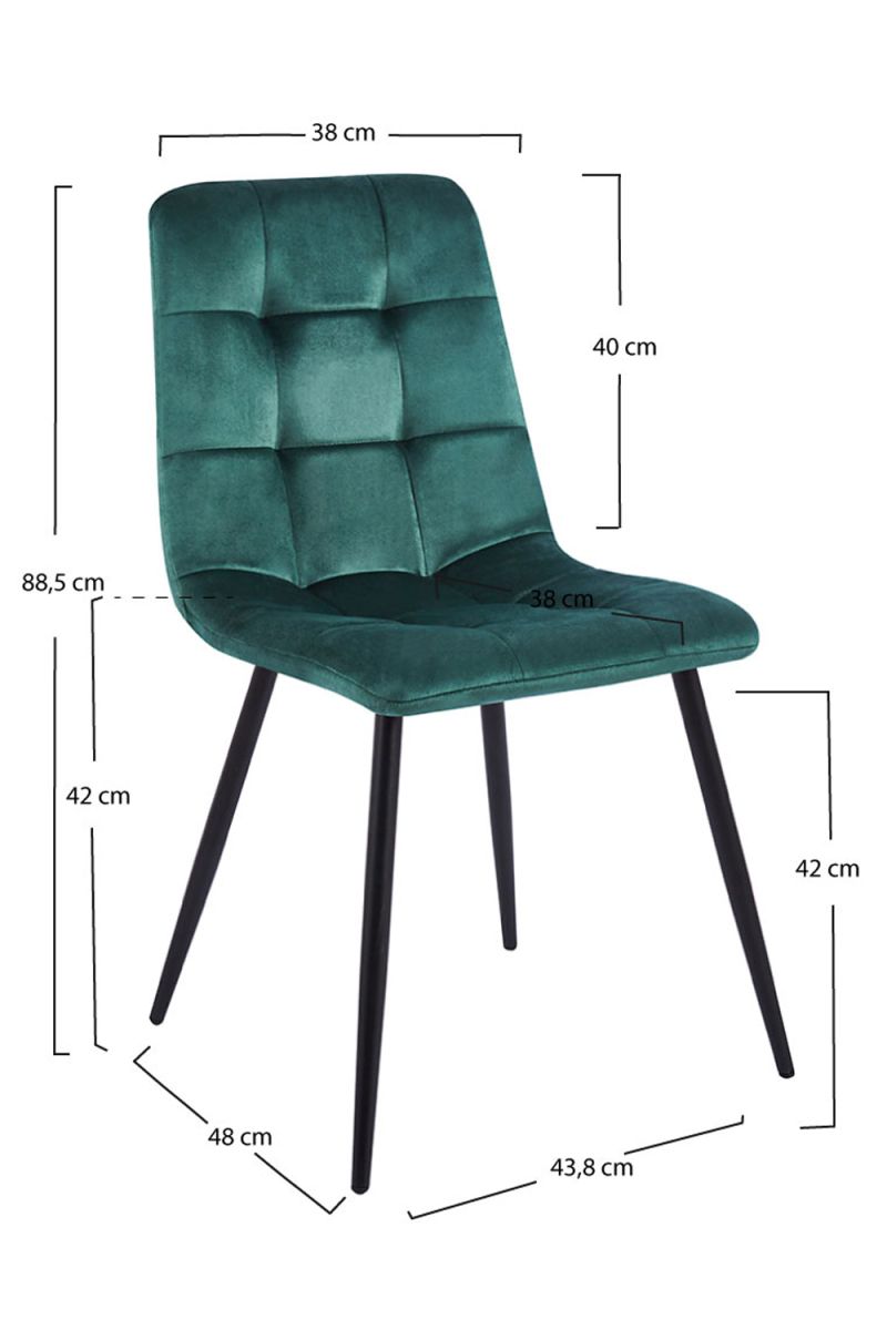 Pack 6 Cadeiras Stuhl Veludo - Packs Cadeiras Sala Jantar