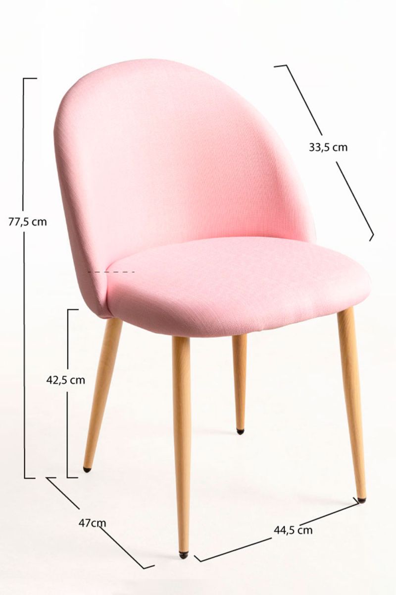 Pack 6 Cadeiras Vint Tecido - Packs Cadeiras Sala Jantar Pack 6 Cadeiras Vint Tecido - Packs Cadeiras Sala Jantar