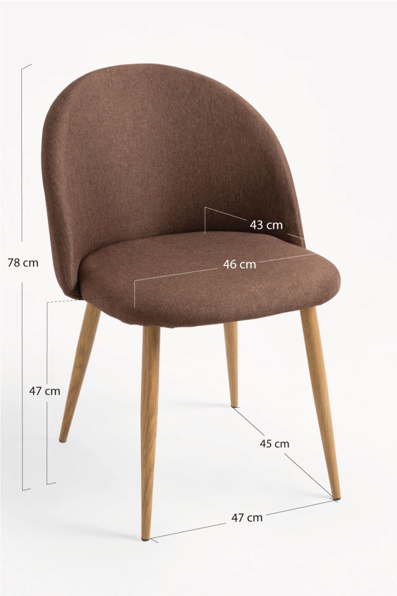 Pack 6 Cadeiras Vint Tecido - Packs Cadeiras Sala Jantar Pack 6 Cadeiras Vint Tecido - Packs Cadeiras Sala Jantar