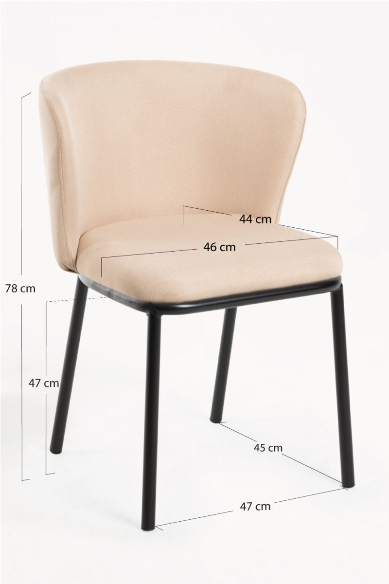 Cadeira Nati Tecido: La Cadeira de Sala de Jantar Definitiva Cadeira Nati Tecido: La Cadeira de Sala de Jantar Definitiva