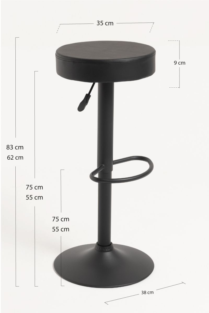 Banco Kros Black - a Elegância que Você quer para sua Cozinha