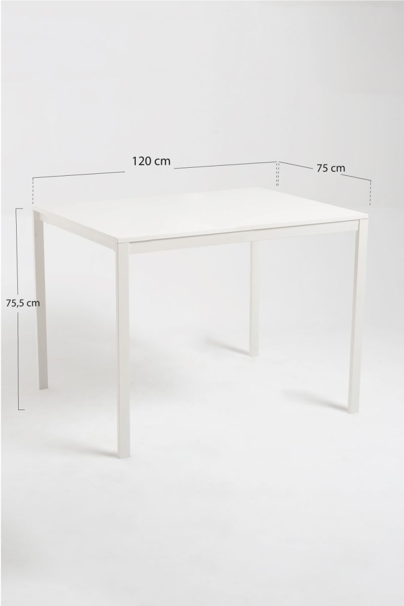 Mesa de jantar Dino 120 cm Mesa de jantar Dino 120 cm