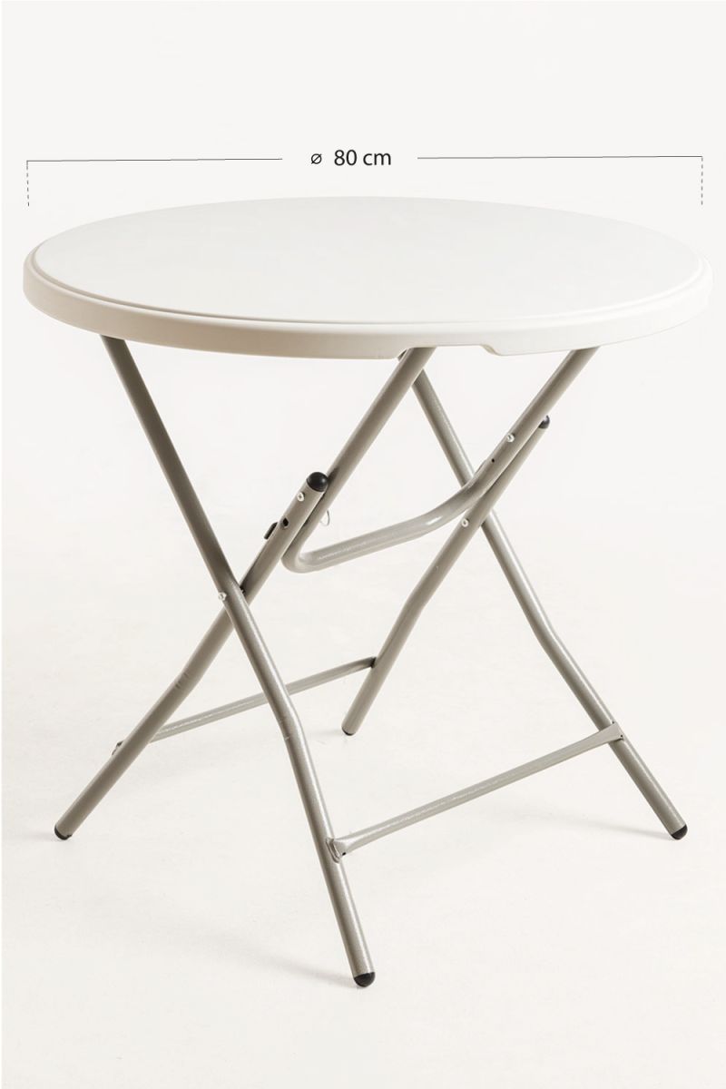 Mesa Resin Redonda 80 cm Mesa Resin Redonda 80 cm