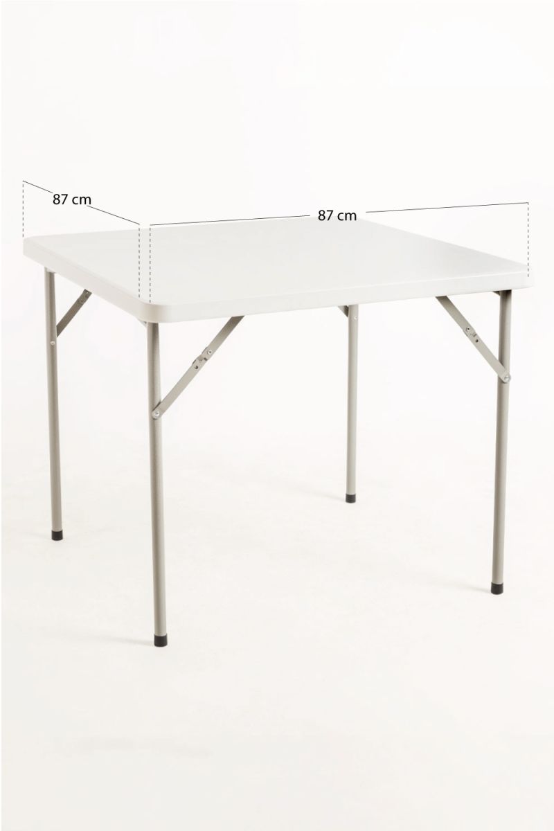 Mesa Resin Quadrada 87 x 87 cm Mesa Resin Quadrada 87 x 87 cm