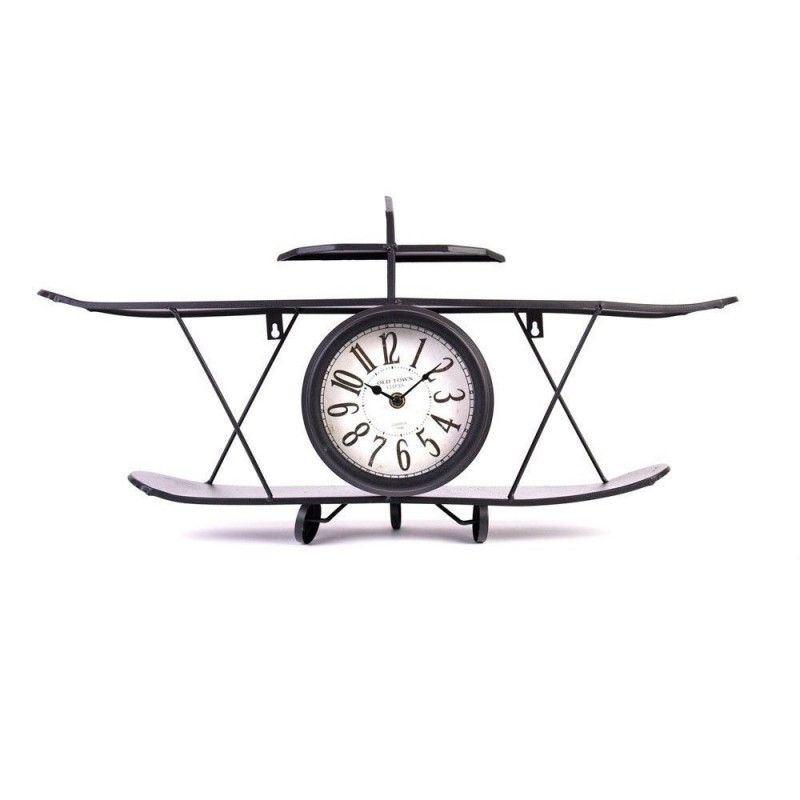 Relógio Avião Air de Metal 64 x 35 cm - Relógios Decorativos