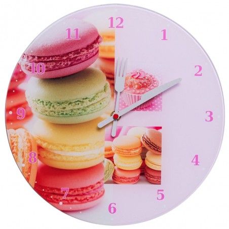 Relógio de Pared Macarons 30 cm - Decoração