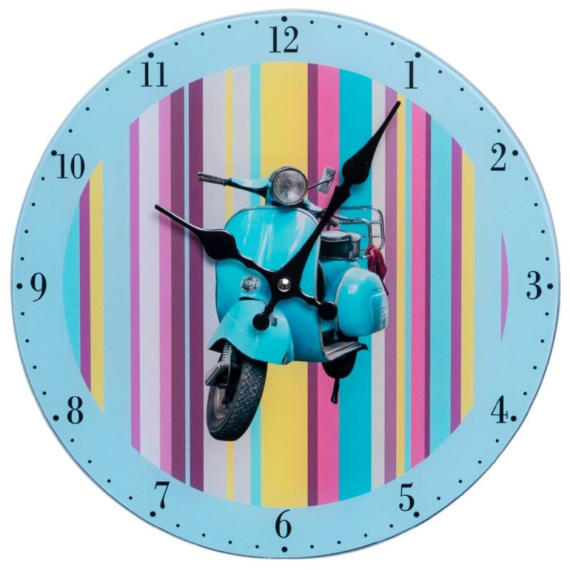 Relógio de Pared Vespa 30 cm - Decoração