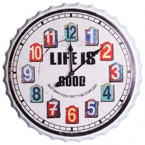 Relógio de Pared Life 50 cm - Decoração