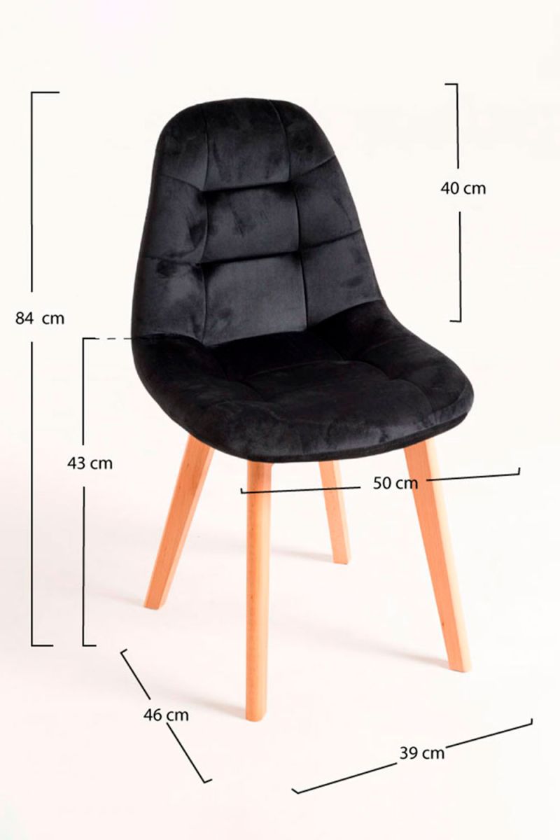 Cadeira Kelen Veludo - Cadeiras Sala Jantar Cadeira Kelen Veludo - Cadeiras Sala Jantar