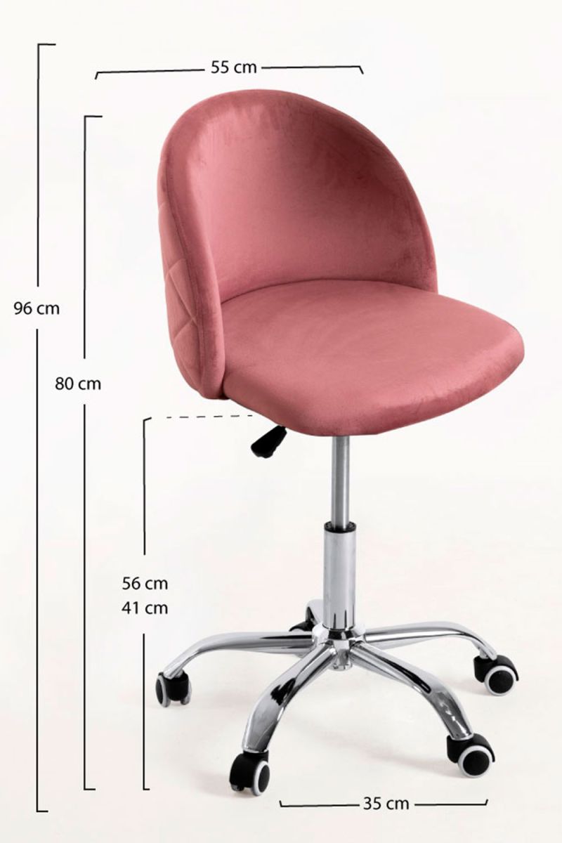 Cadeira Vint Veludo Office - Cadeiras Escritório Cadeira Vint Veludo Office - Cadeiras Escritório