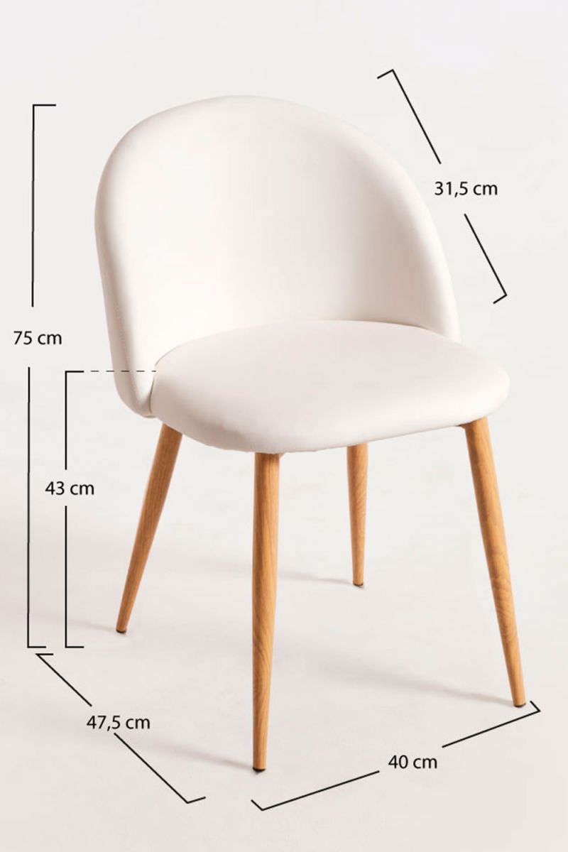 Cadeira Vint Couro Sintético - Cadeiras Sala Jantar