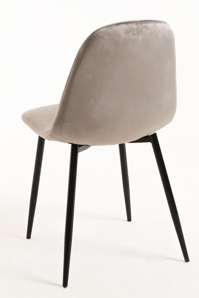 Pack 6 Cadeiras Teok Black Veludo - Packs Cadeiras Sala Jantar Pack 6 Cadeiras Teok Black Veludo - Packs Cadeiras Sala Jantar