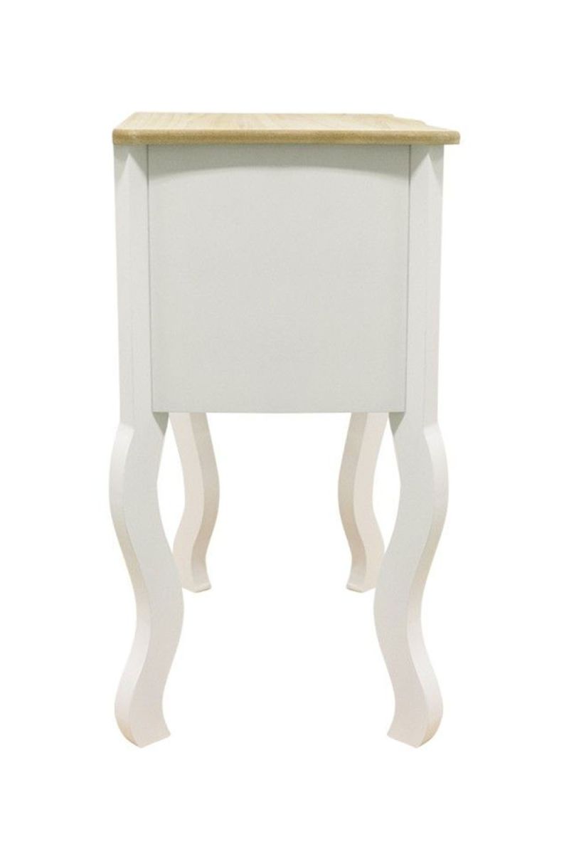 Mesa Cabeceira Cabriole 2 Gavetas Mesa Cabeceira Cabriole 2 Gavetas