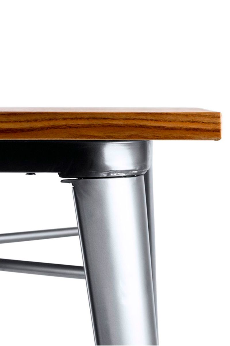 Mesa Torix Quadrada Madeira Natural 70 cm - Mesas Sala Jantar